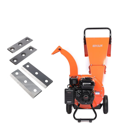 EFCUT C30 Wood Chipper Shredder Mulcher High Speed Steel Blades Replacement [Bundle Deal]