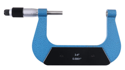 Accusize Industrial Tools 3-4'' X 0.001'' Screw Thread Micrometer with 5 Anvil in Fitted Box, S916-C753