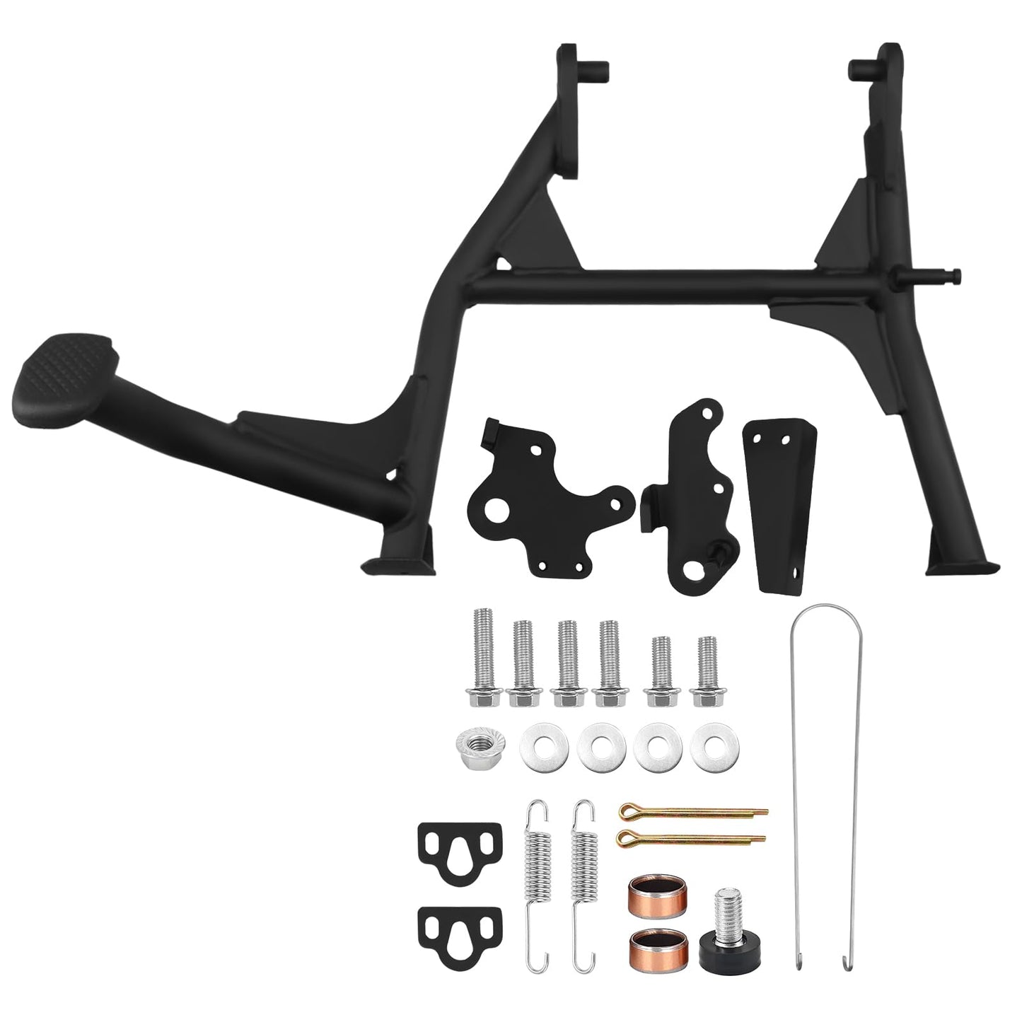 XIDAODIT Motorcycle Center Stand Kickstand and Highway Crash Bars Engine Guard Set for CFMOTO 450MT 450 MT MT450 IBEX 450 2024-2025