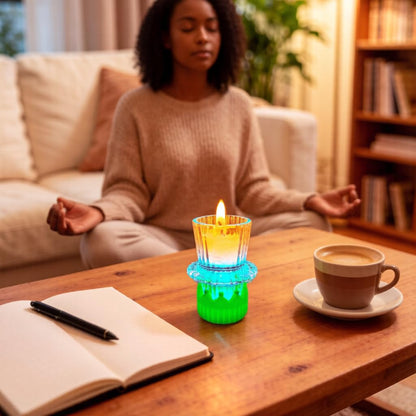 Scented Candles for Women,Natural Organic Soy Wax,Long Lasting Soy Aromatherapy Candle Set,Perfect for Meditation & Romantic Evenings,Especial Gifts for Friends Home Bedroom Decoration