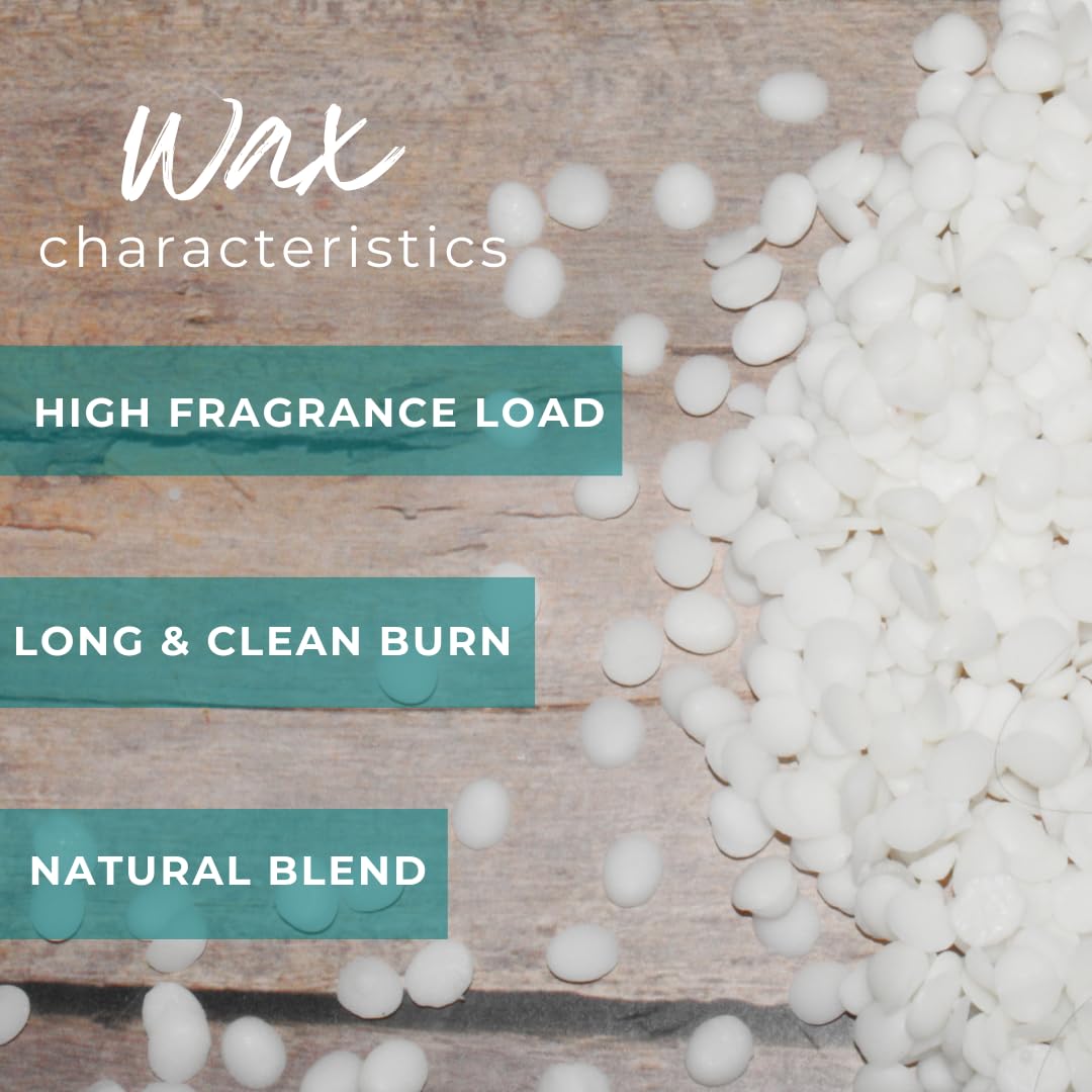 Coconut Soy Wax Beads for Candle Making | 5lb Coconut Soy Candle Wax Pastilles for Candlemaking | Smooth Blend for High Load Fragrance Formulation | Candle Making Supplies