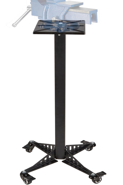 Krimocy Bench Grinder Stand, Mount Vise and Grinder Stand Pedestal with 9.85" x 8.66" Mounting Plate, Compatible with Most Bench Grinders