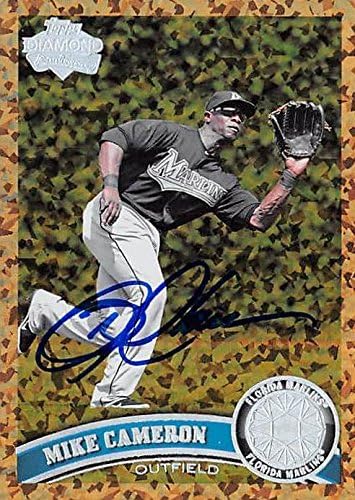 Sports Memorabilia Autograph Warehouse 302125 2011 Topps Diamond Anniversary Mike Cameron Autographed Baseball Card