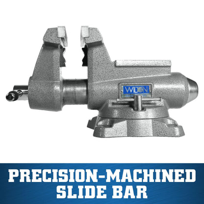 Wilton Mechanics Pro Bench Vise, 6-1/2" Jaw Width, 6" Jaw Opening, 4-3/8" Throat (Model 865M)