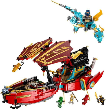 LEGO Ninjago 71797 Aerial Battleship Bounty Toy Blocks Present Ninja Carrot Vehicle Nori Boys 9 Years Old and Up