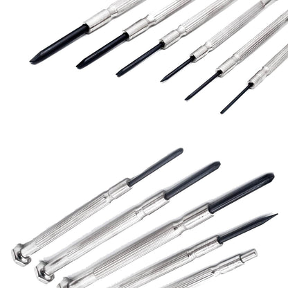 11PCS Mini Screwdriver Set, Small Tools with 11 Different Size Flathead and Phillips Screwdrivers, Precision Screwdriver Set for Jewelry, Watch, iPhone, Toys, Computer, Eyeglass Repair