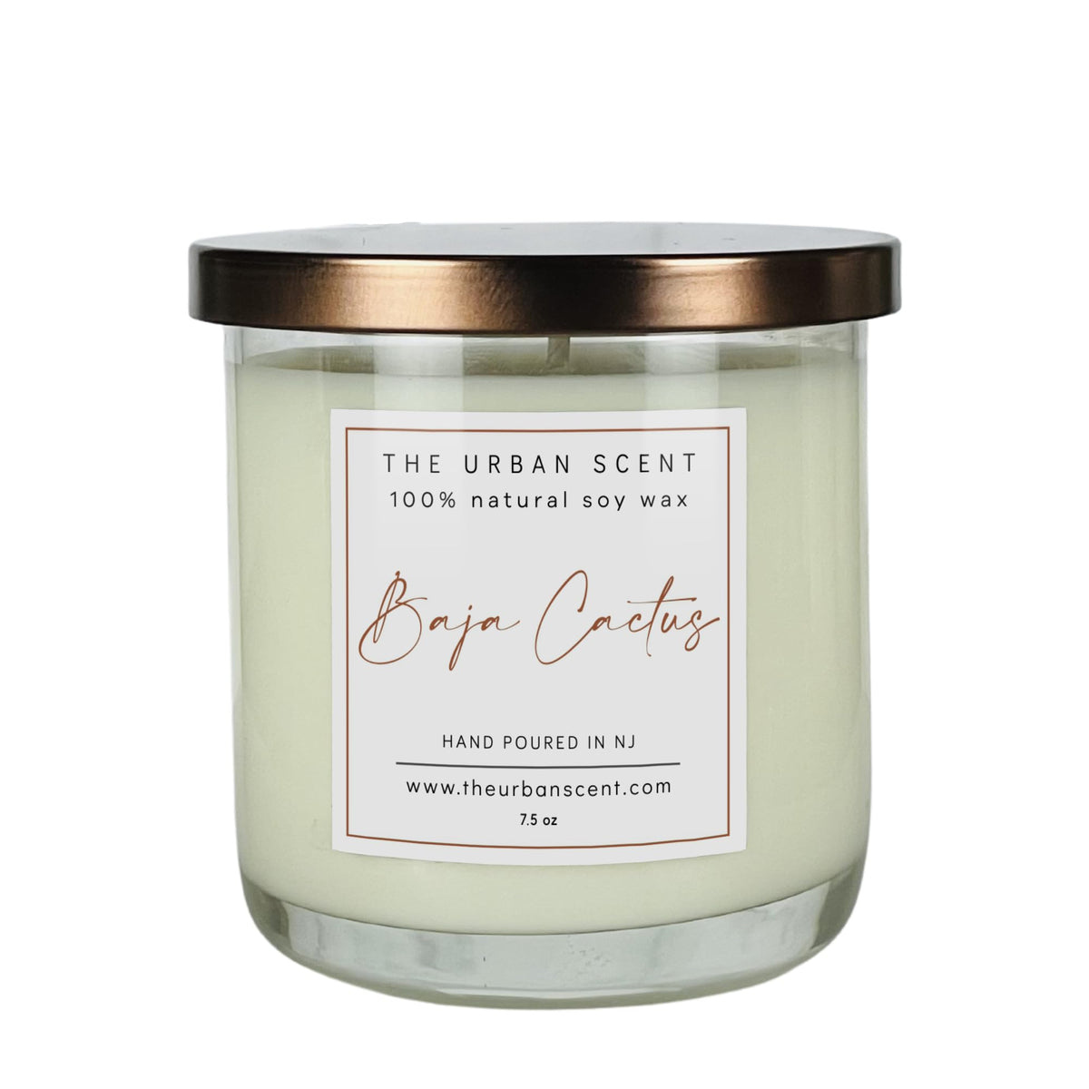 Baja Cactus Blossom Candle | Scented Soy Candle for Home| 7.5 oz, 45 Hour Burn Time, Made in The USA
