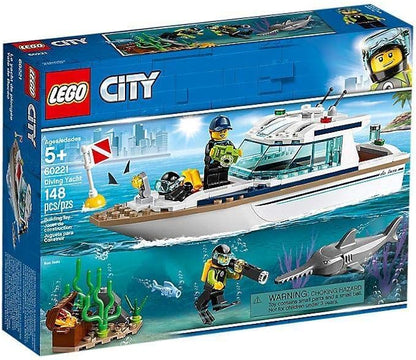 LEGO City Great Vehicles Diving Yacht 60221 Building Kit (148 Pieces)