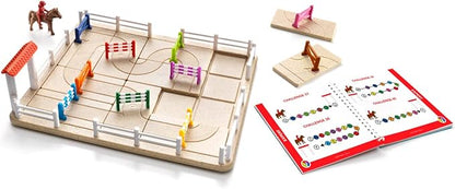 SmartGames Horse Academy – Logic Puzzle Game with 80 Challenges and Colorful Obstacles for Ages 7+