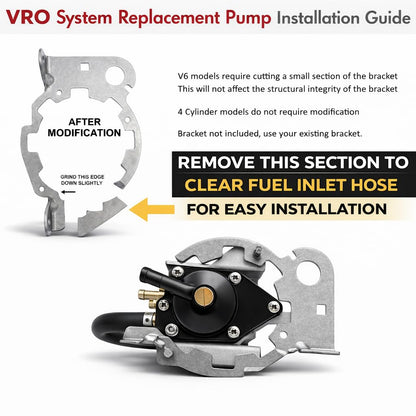 FASWORX 5004558 VRO Fuel Pump Assembly for Johnson Evinrude Outboards 120-300hp 2-Stroke V4/V6/V8 Replaces OEM 5004558 438400 5007420 5004559 5004562 Loopers Crossflow