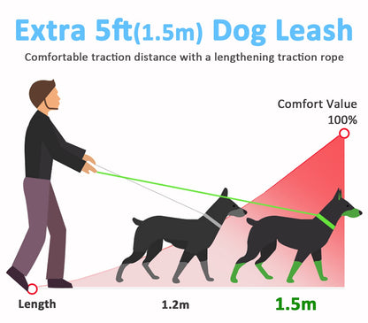 Dog Harness and Leash Set for Walking, Escape Proof Vest Harness with Soft Mesh, Adjustable Strap, Reflective Strips for Kitten Cats and Puppy Dogs