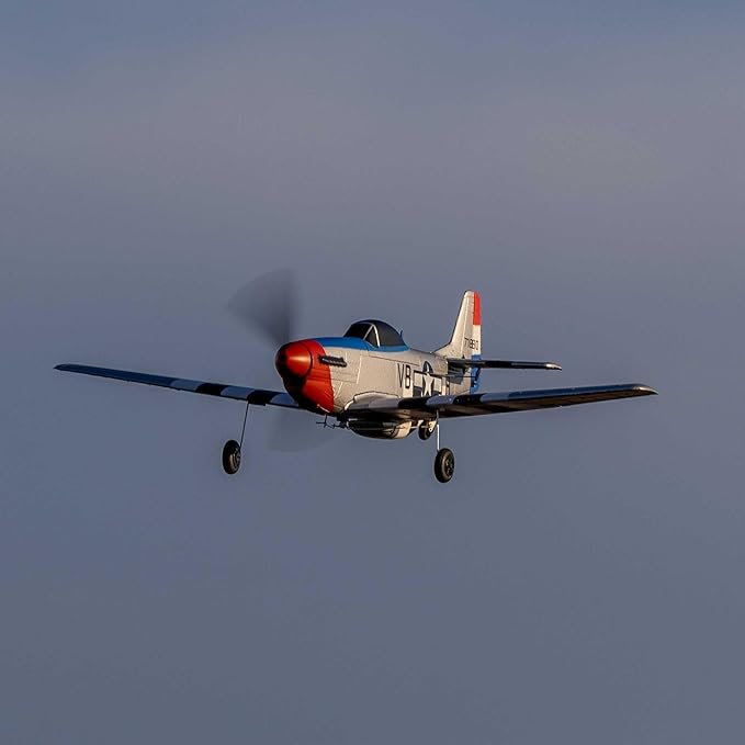 HobbyZone RC Airplane P-51D 450mm RTF (Battery and Charger Included) HBZ-1251