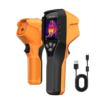 AccuMEMS GT24S Thermal Camera with Thermometer Mode, 320×240 UIRA-IR Enhanced Resolution, 256×192 Native IR, HVAC & Electrical Thermal Imaging Camera with Temp Alarm, -4°F~1202°F, NETD < 40 mK, 25Hz