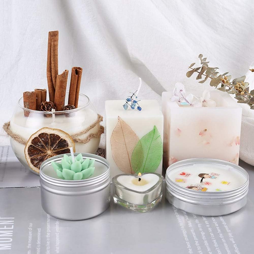 TooGet Pure White Soy Wax Flakes, 100% Natural Soy Wax Bulk for Candle Making DIY, Premium Quality, Top Grade - 1 Pound
