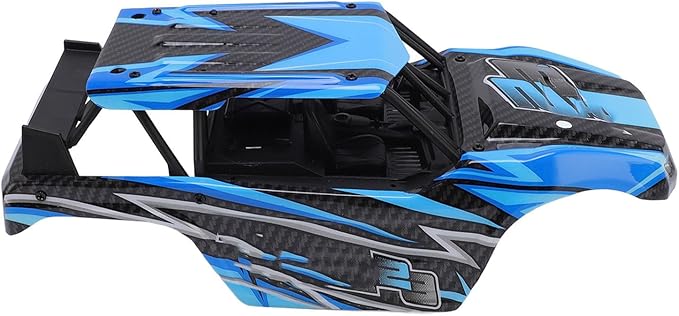 Alomejor 1/18 RC Car Body PVC Material Blue for Haiboxing 18859 18858 Stylish &amp Cool Design Easy Installation