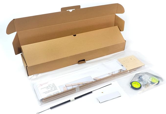Balsa Wood Airplane Kits T05 Vogee-08 Training Plane 32 Wingspan Laser Cut Unassembled Flying Model Aircraft to Build DIY RC Airplane Kit for Adults (KIT Only)