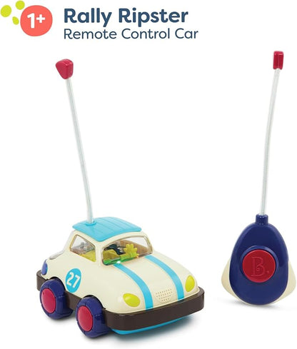 B. toys – Rally Ripster – Remote Control Car – RC Car for Toddlers Kids – Light – Up Toy Car – Toy Vehicle – 12+ Months