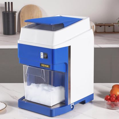 VEVOR Commercial Ice Shaver Crusher, 265lbs Per Hour Electric Snow Cone Maker with 4.4lbs Ice Box, 650W Tabletop Shaved Ice Machine for Parties Events Snack Bar, Home and Commercial Use