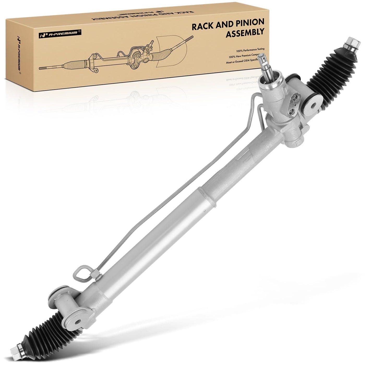 A-Premium - Hydraulic Power Steering Rack and Pinion Compatible with Chevrolet Trailblazer EXT, SSR & GMC Envoy, Envoy XL XUV & Buick Rainier & Isuzu Ascender & Oldsmobile & Saab, Replace# BT4Z3504A