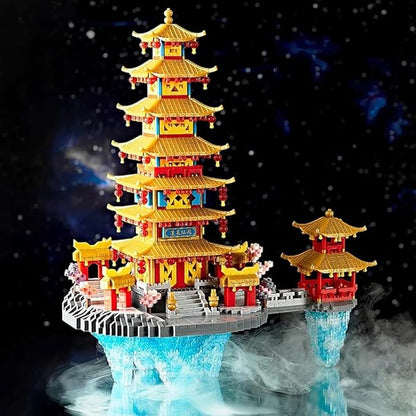 Penglai Asgard Micro Brick Building Set (5146 Pieces) – Famous Chinese Fable Architecture Model Educational Toy Gift for Kids and Adults
