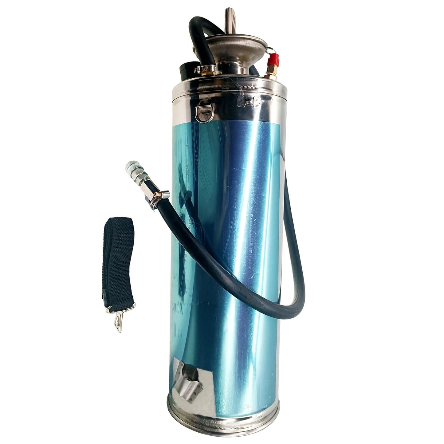 Upgraded J-47912 Fuel System Priming Pump with Pressure Gauge and Shoulder Strap Compatible with Detroit Diesel DD13 DD15 S60 MBE900 MBE4000 MaxxForce 11 13 N13 Alternative to OTC5869