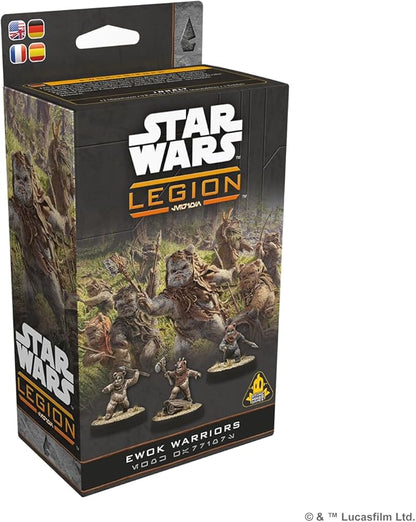 Asmodee Star Wars: Legion Ewok Warriors - Rebel &amp Bright Tree Village Battle Force Unit Expansion Tabletop Miniatures Strategy Game for Kids &amp Adults Ages 14+ 2 Players 90 Min Playtime