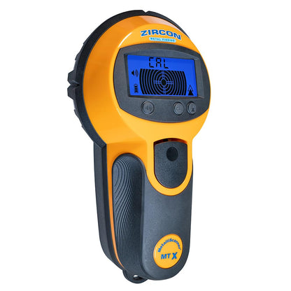 Zircon MetalliScanner MT X Electronic Metal Locator – Rebar & Metal Detector for Concrete – DeepScan up to 4 in – Industrial Grade LCD Metal Scanner for Drilling, Construction & Inspection