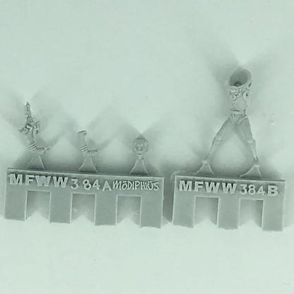 Modiphius Entertainment: Fallout: Miniatures - Zetans: Invaders from Beyond - 5 Resin Figures Appalachia Wave Unpainted &amp Unassembled Licensed