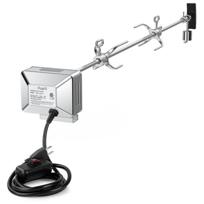 Stanbroil Hygrill Rotisserie Kit for All Hygrill 5-Burner Built-in Gas Grills, Grill Rotisseries with Motor, Spit Rod, 2 x 4-Prong Forks, Complete Holders, and Fixing Screws