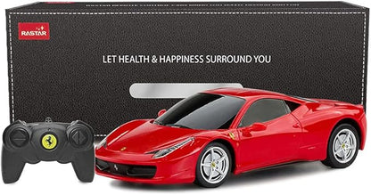 RASTAR Remote Control Car - 1/24 Scale Ferrari 458 Italia Model Toy Car - Red