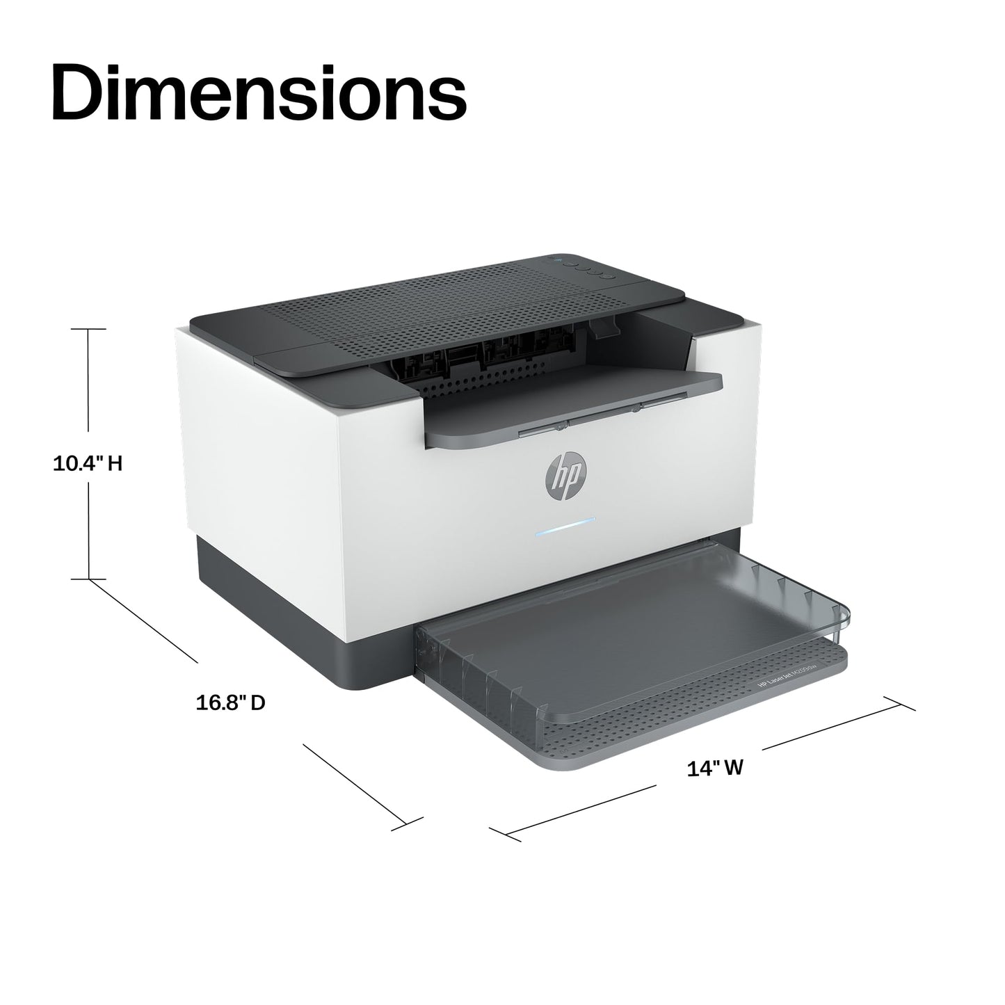 HP LaserJet M209dw Wireless Printer, Print, Fast speeds, Easy setup, Mobile printing,Best-for-small teams
