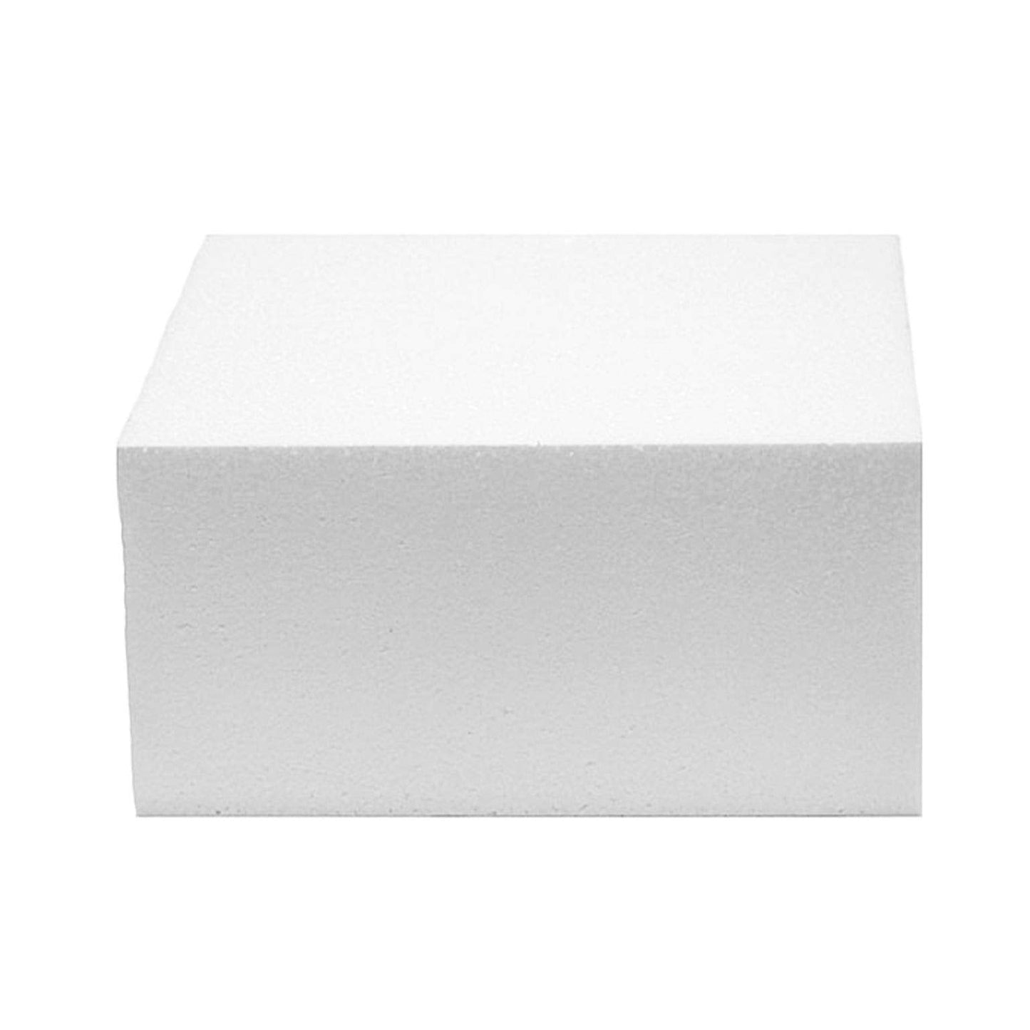 Global Sugar Art Cake Dummy Square, 10 x 10 x 4 Inches (Multiple Sizes Avail)