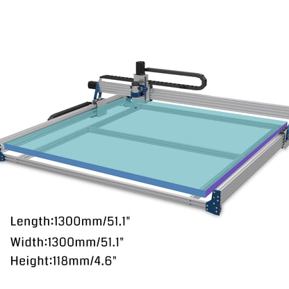 Genmitsu CNC Router Machine PROVerXL 4030 V2 + 52” x 52” (1318 x 1311mm) XY-Axis Extension Upgraded Accessories Kit