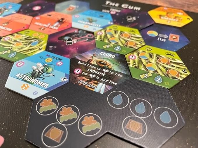 Stonemaier Games: Apiary: Expanding The Hive Expansion | New Unique Frames Additional Tiles and More! | Add to Apiary - A Strategy Board Game About Bees in Space | 1-5 Players 90 Mins Ages 14+