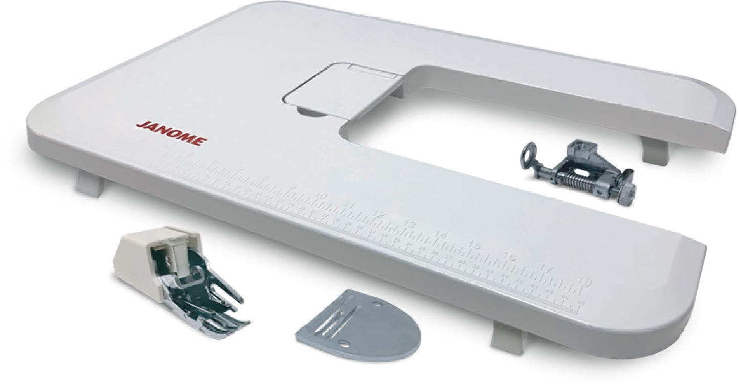 Janome HD9 Heavy Duty High Speed Sewing Machine, with Extra Large Bobbin with Bonus Bundle
