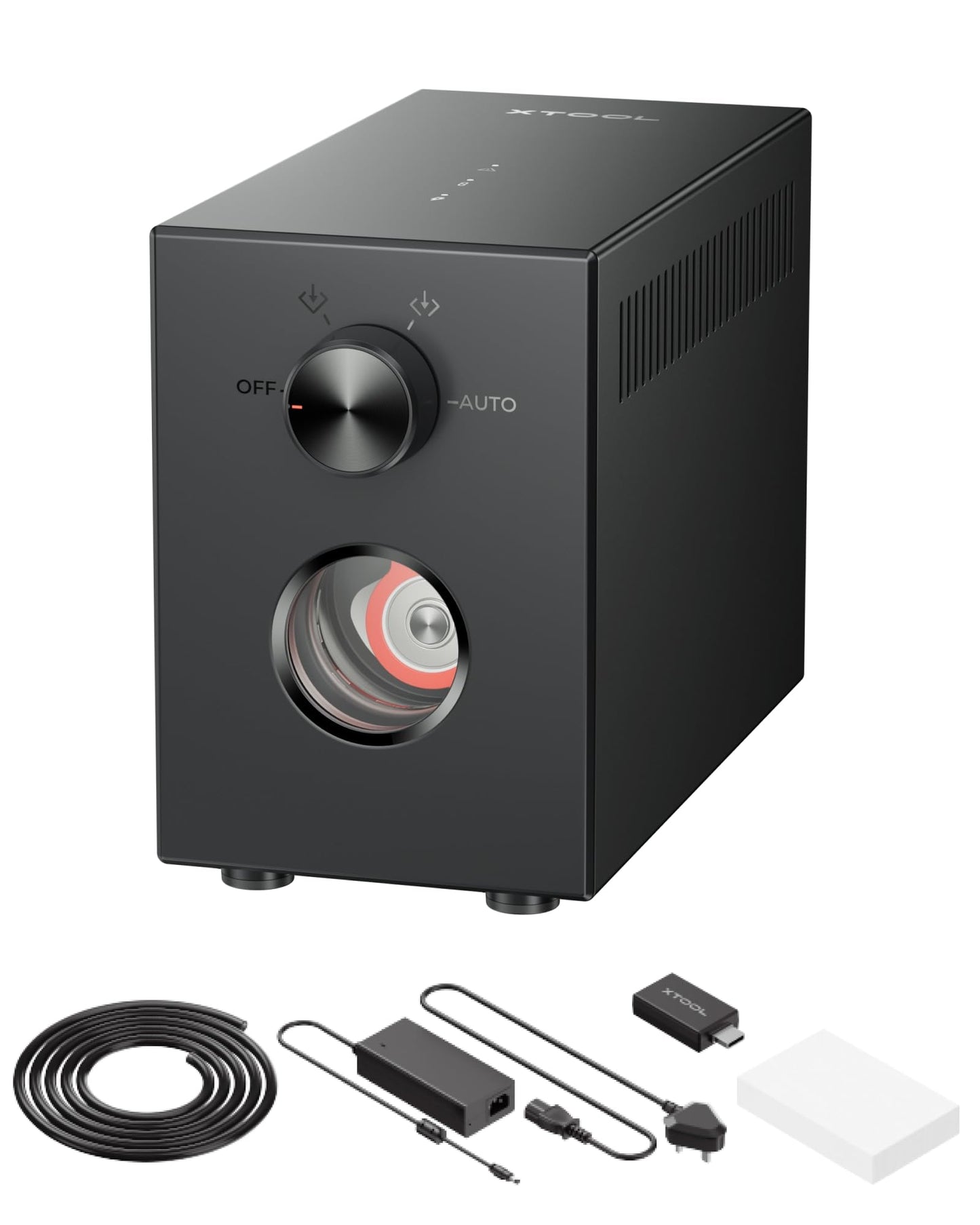 xTool Air-Compress Assist with Upgraded Metal Pump for xTool S1/M1 Ultra, 30L/min Air Output for Laser Cutter, Auto Control, Cut Cleaner and Faster