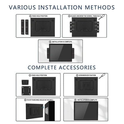 VSDISPLAY 15 Inch 1024x768 LCD Monitor 1000 Nits High Brightness IPS Screen with H/D DVI VGA as Outdoor Industrial Extra Display