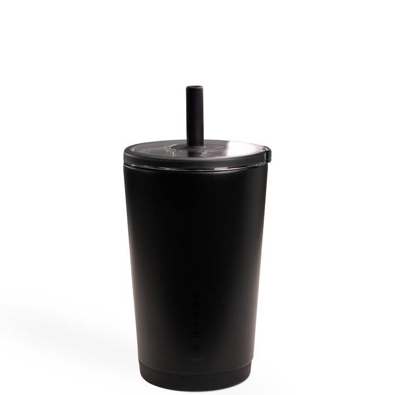 HydroJug Everyday Tumbler 14 oz – Ceramic-Lined Insulated Tumbler with Straw and Soft-Touch Lid, Cup Holder Friendly, Double-Wall Vacuum Insulation, Reusable Travel Cup – Cascade