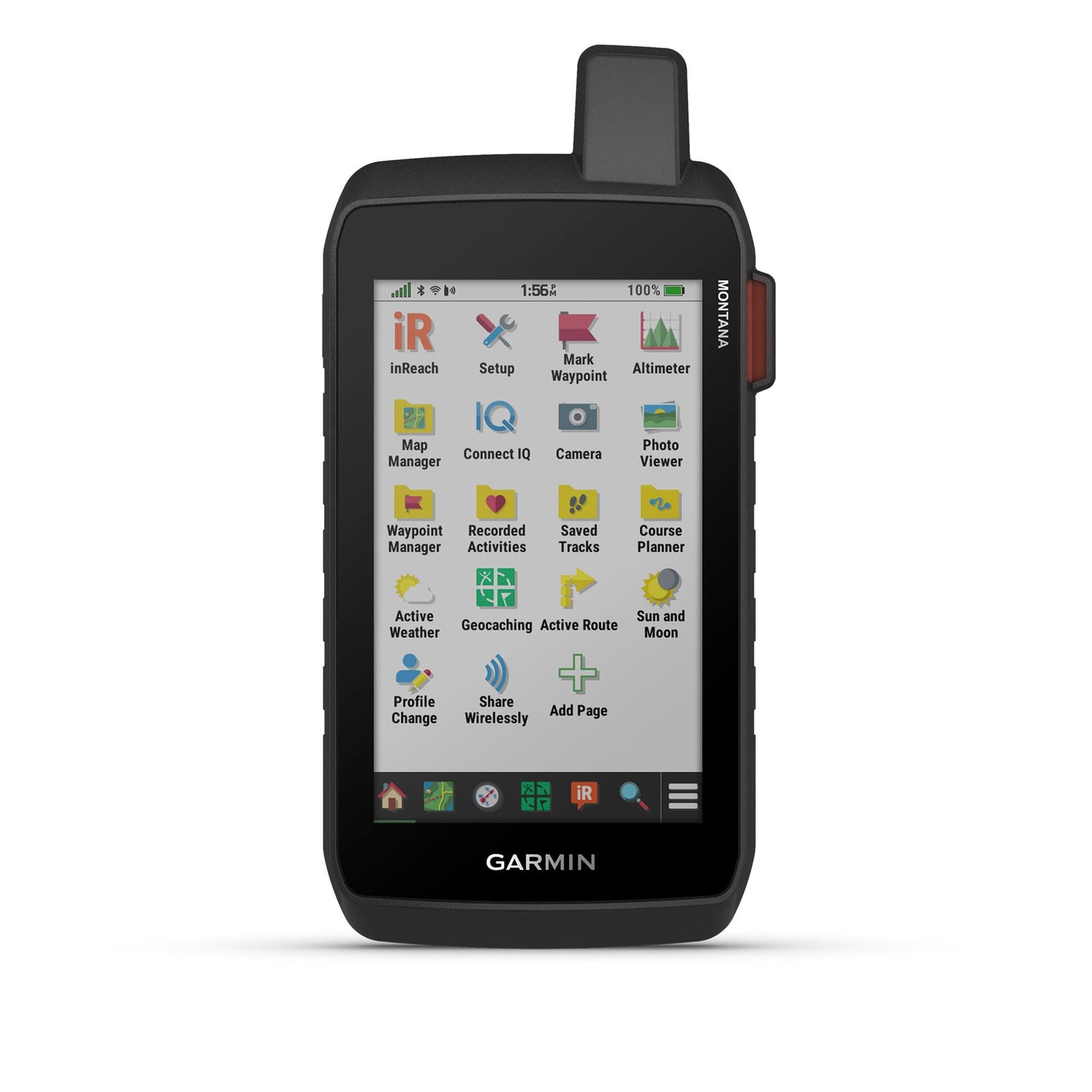 Garmin Montana® 760i, Rugged GPS Handheld Navigator with Built-in inReach® Technology for SOS and 2-way Texts in Remote Areas, 5” Touchscreen, 8MP Camera, Satellite Imagery and Maps for Road or Trails