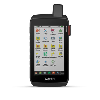 Garmin Montana® 760i, Rugged GPS Handheld Navigator with Built-in inReach® Technology for SOS and 2-way Texts in Remote Areas, 5” Touchscreen, 8MP Camera, Satellite Imagery and Maps for Road or Trails