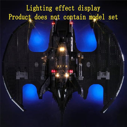 LED Light Kit Compatible with Lego 1989 Batwing - Lighting Set for 76161 Building Model (Model Set Not Included)