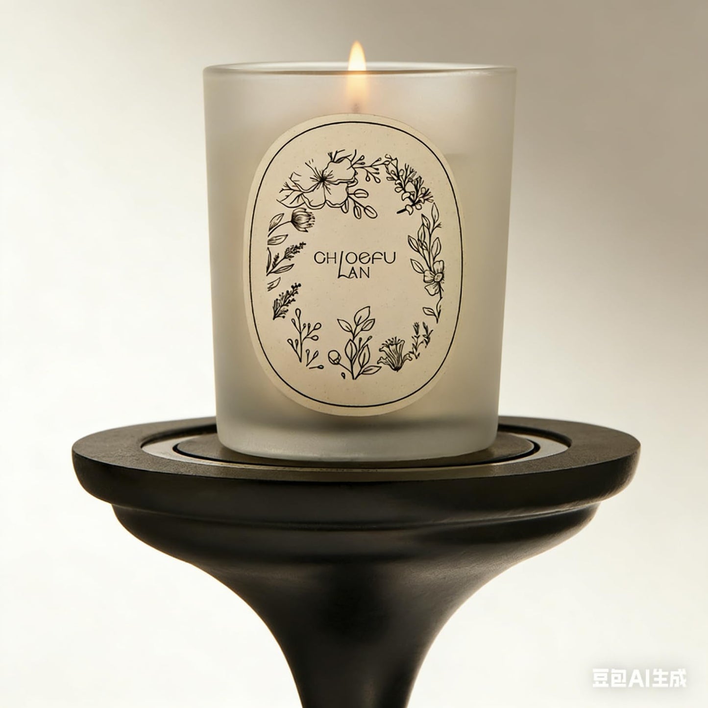 Scented Candle, Round Frosted Atmosphere, Suitable for Home 3-in-1 Set (Gardenia/Jasmine/Osmanthus)