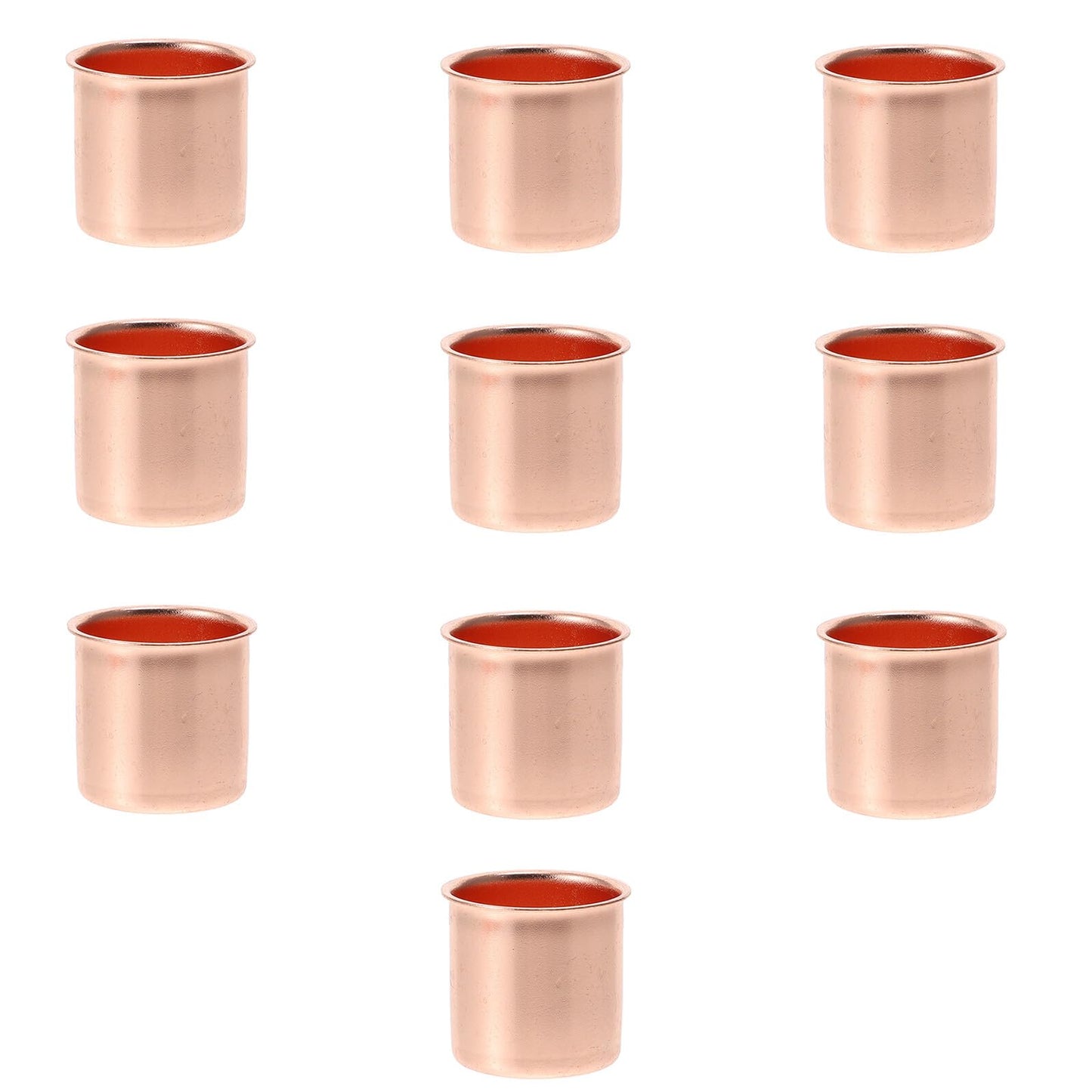 BESTOYARD 10pcs Metal Art Candle Holder Set Mini Birthday Candle Cups Romantic Metal Candlesticks Decorative Containers for Home Party Décor