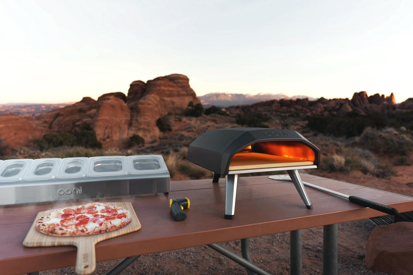 Ooni Koda 12 Portable Gas Pizza Oven Bundle - Includes 12" Pizza Peel, Turning Peel and Koda 12 Carry Cover