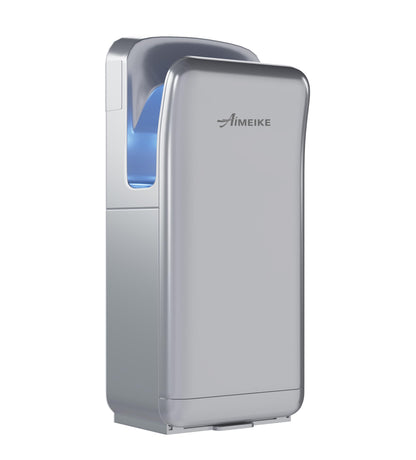 AIMEIKE Commercial Hand Dryer, Vertical High-Speed Electric Hand Dryer for Bathrooms, Automatic Touchless Hands-in Hand Dryer for Large Public Restrooms, Offices, Hotels, Schools, Silver
