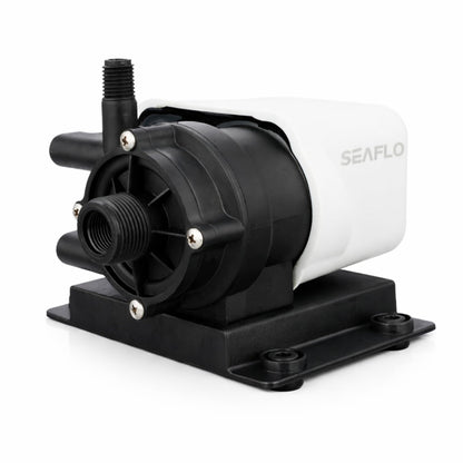 SEAFLO 250 GPH Marine AC Seawater Air Conditioning Pump - 115V AC 5 GPM Magnetic Drive Circulation for Systems up to 12000 BTU 13 ft Head Continuous Duty HVAC 4-Year Warranty
