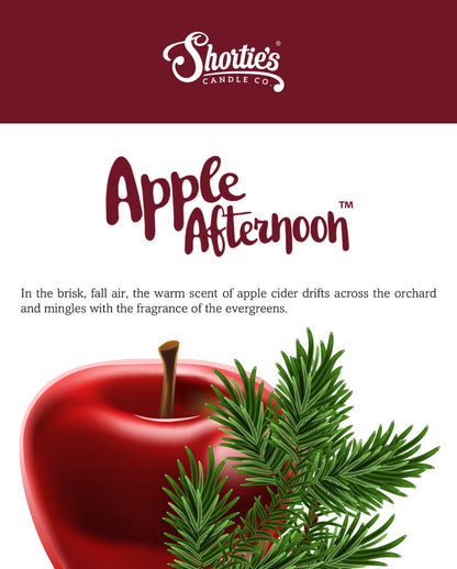 Shortie's Candle Company Apple Afternoon™ Premium Wax Melts 2 Pack - 6 Oz., Strong & Long Lasting, Non-Toxic - Made with Essential & Natural Oils - Formula 117