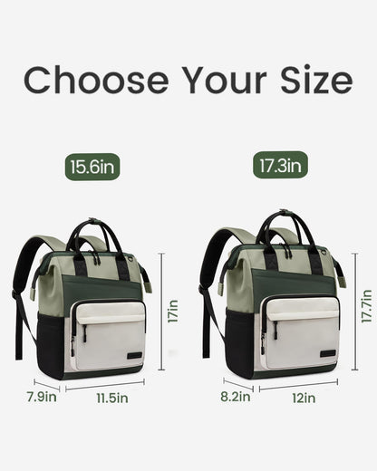 LOVEVOOK Laptop Backpack for Women, 15.6 Inch Travel Backpack for Work College Business, Water Resistant Teacher Nurse Bag with Large Capacity, School Bookbag Bags Cute Daypack for Woman Girls