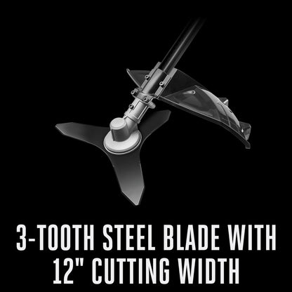 EGO Power+ BCA1220 12” Brush Cutter Attachment 56-Volt Lithium-ion Multi Head System, Black