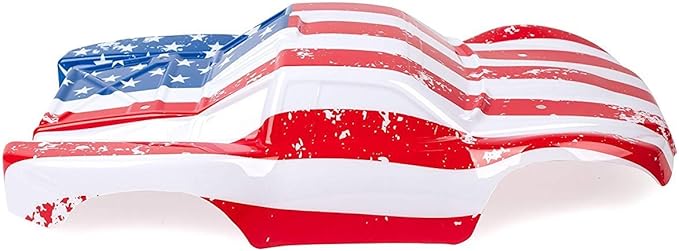 SummitLink Compatible Custom Body Flag Star Style Replacement for 1/10 Scale RC Car or Truck (Truck not Included) SS-FS-01